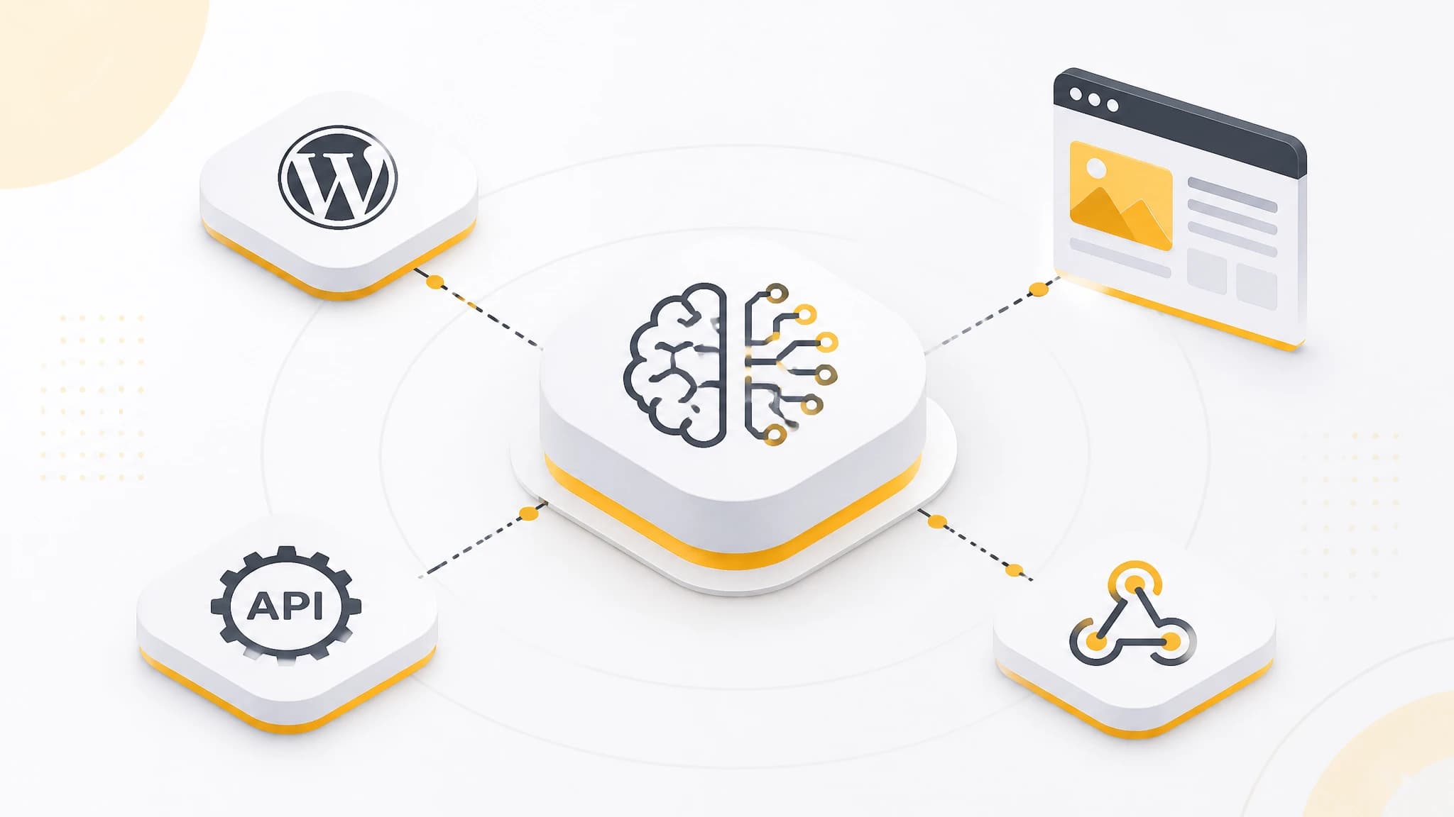 AI SEO tool integrations connected to publishing systems