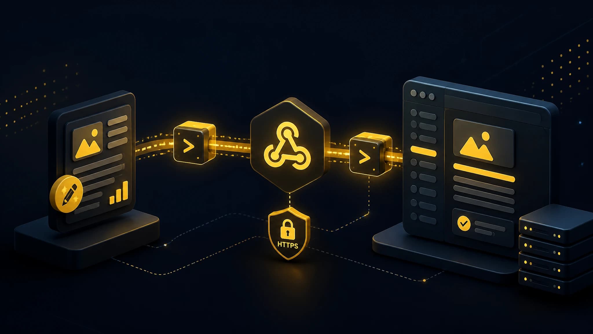 Webhook automation pipeline delivering SEO content to a custom CMS