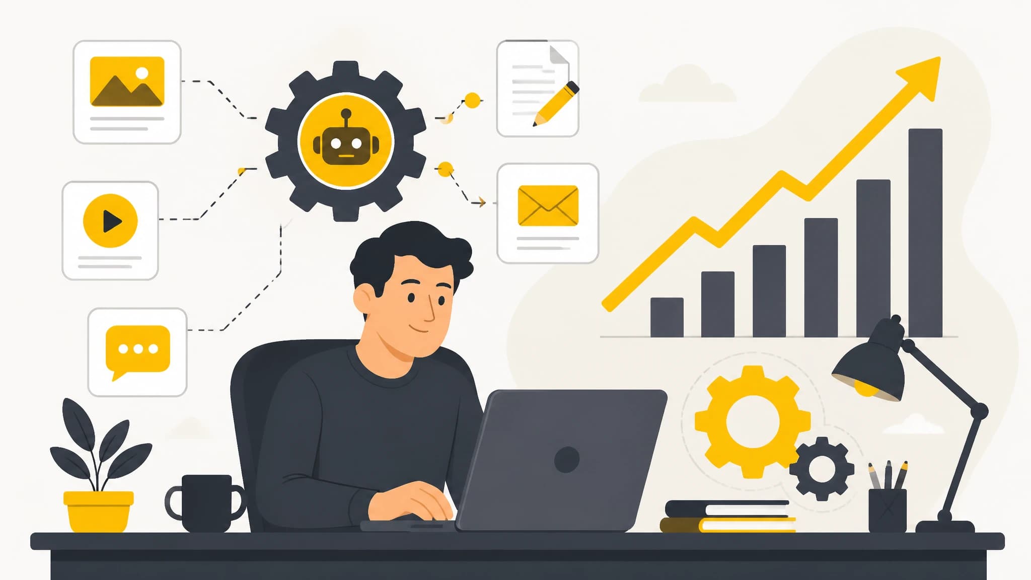 Solo founder building traffic on autopilot using SEO automation software