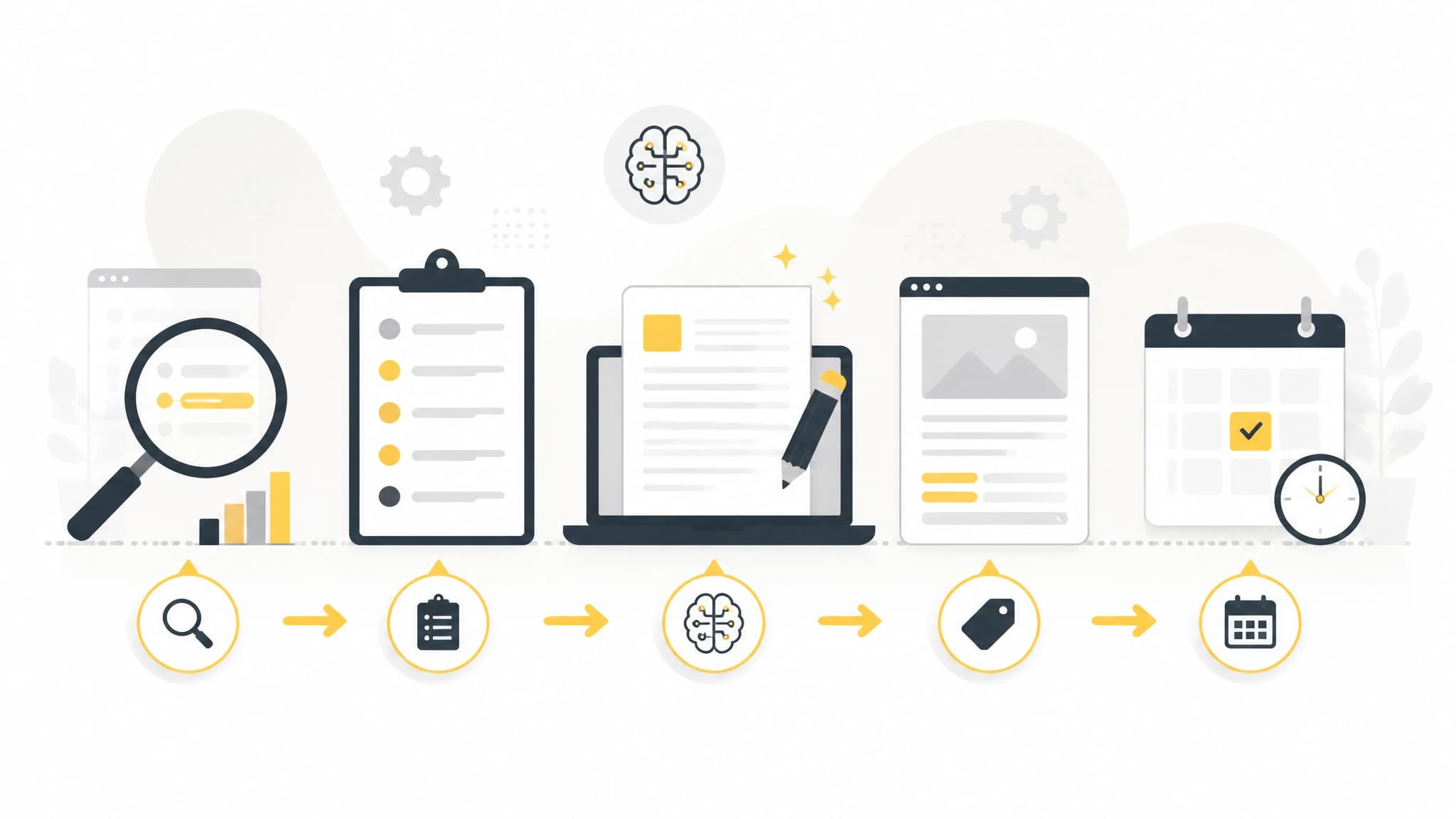 WordPress SEO content workflow from planning to publishing