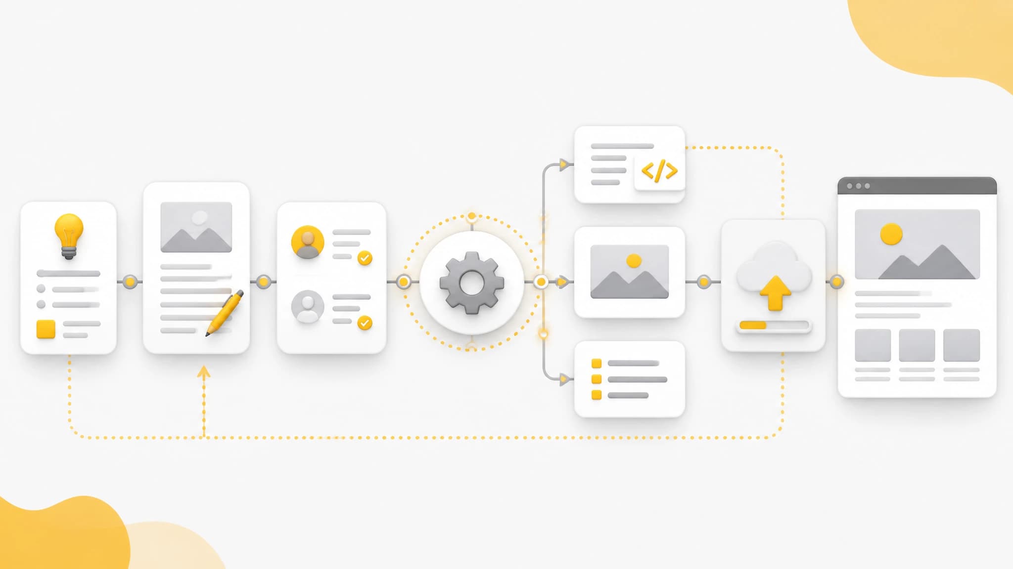 Automated SEO workflow using a content publishing API
